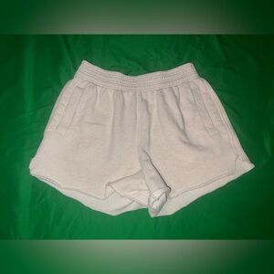 Aerie Cream Athletic Shorts size Medium